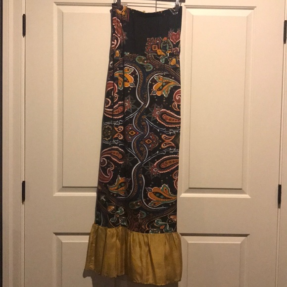 Strapless Green Dragon maxi - Picture 3 of 3